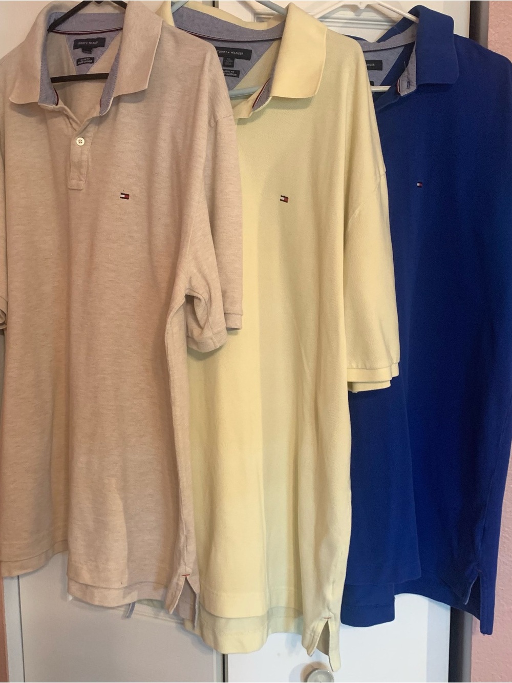 TOMMY HILFIGER Polo Shirt - Blue, Cream, Yellow